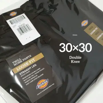 30 x 30 [ 새상품 미사용 ] 디키즈 더블니 85283 BLACK