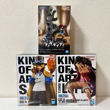 원피스 피규어 루피 & 사보 & 키드 3체 세트