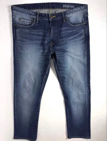 멜로즈 다크 블루 슬림핏 데님