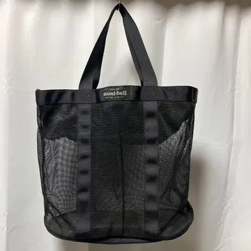 몽벨 메쉬 토트백 블랙