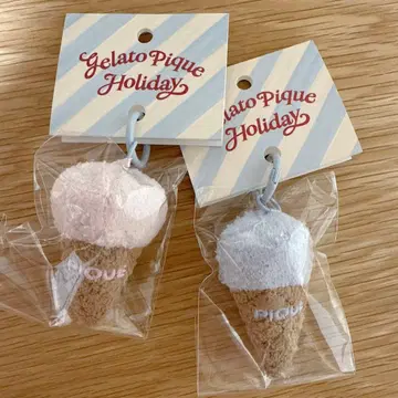 젤라또피케 오모테산도 한정판 아이스크림 참 핑크 스카이블루 세트