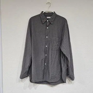 [ STEVEN ALAN ] 오가닉 코튼 체크 레귤러 카라 셔츠