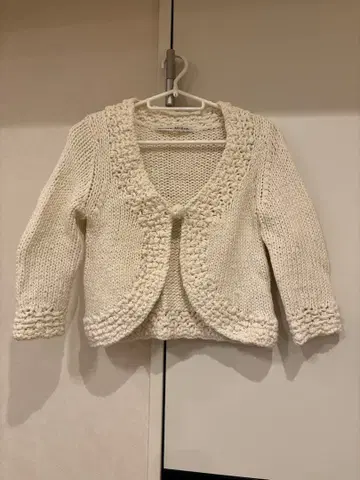 RAY BEAMS 니트 가디건 화이트