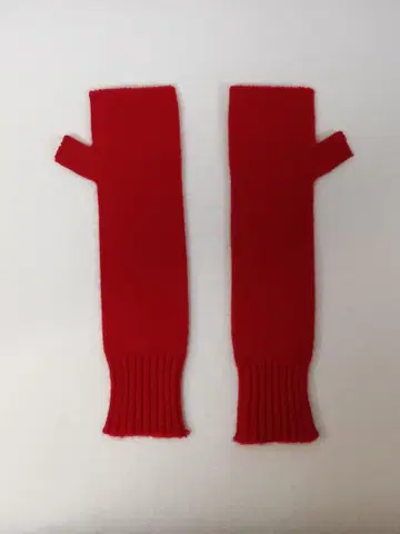 미사용 새상품 UTO 핸드 워머 롱 사이즈 레드