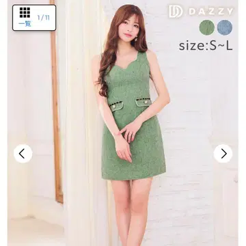 새상품 DAZZY 타이트 미니 드레스