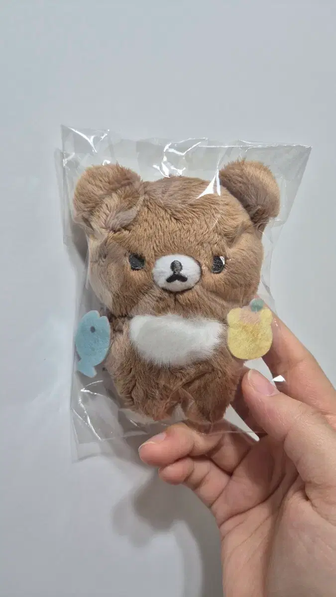 Authentic Rilakkuma Chairoi Koguma Doll Keyring New Product