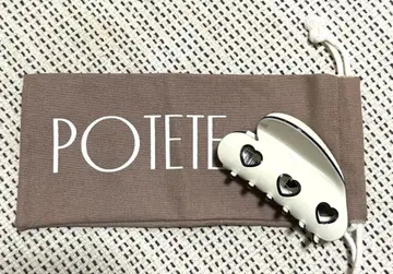 POTETE 3 하트 클립 화이트
