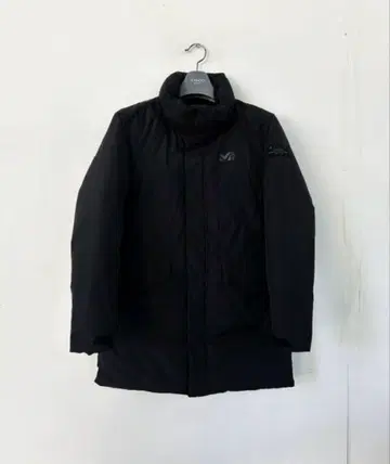 MILLET 남성용 M 사이즈 블랙 다운 자켓