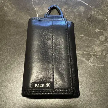 PACKING LEATHER COMPACT WALLET