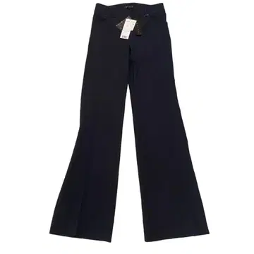 [ 택 포함 새상품 ] theory 블랙 센터 프레스 플레어 팬츠 O