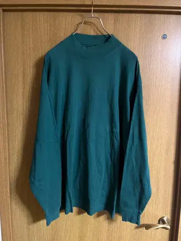 90s Cross Creek 모크넥 긴팔 셔츠 티셔츠 롱티