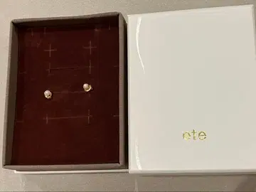 ete 10k 꽃 펄 귀걸이