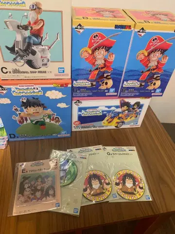 드래곤볼 스냅 컬렉션 B상 2개, C상, D상, 라스트 원 덤