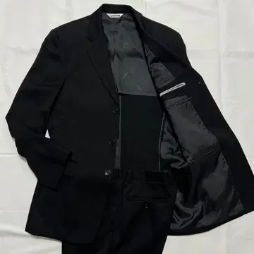 컨디션 최상 renoma 레노마 수트 블랙 무지 조절 관혼상제