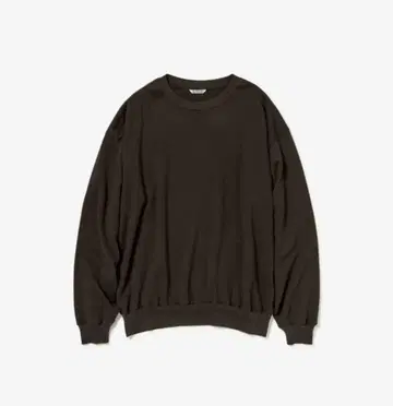 AURALEE Super High Gauge Sweat P/O 5