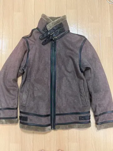 FIRST DOWN 플리스 자켓 M 사이즈 브라운