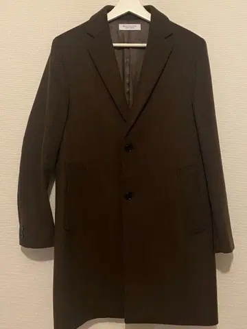 정가 38만원 뷰티 앤 유스 브라운 체스터 코트 S 사이즈