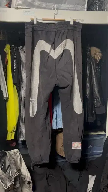 초레어 evisu 대갈매기 스웨트 팬츠