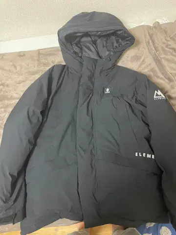 ELEMENT 블랙 다운 자켓