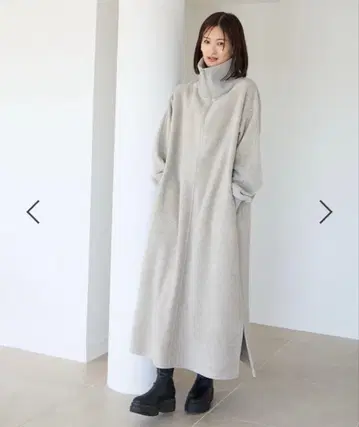 LOWRYS FARM 플리스 ZIP 원피스