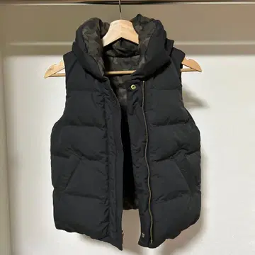 BAYFLOW 베이플로우 리버서블 블랙 카모플라쥬 다운 베스트