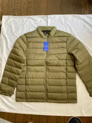 경량 올리브 다운 자켓