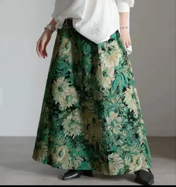 빅 사이즈 롱 스커트