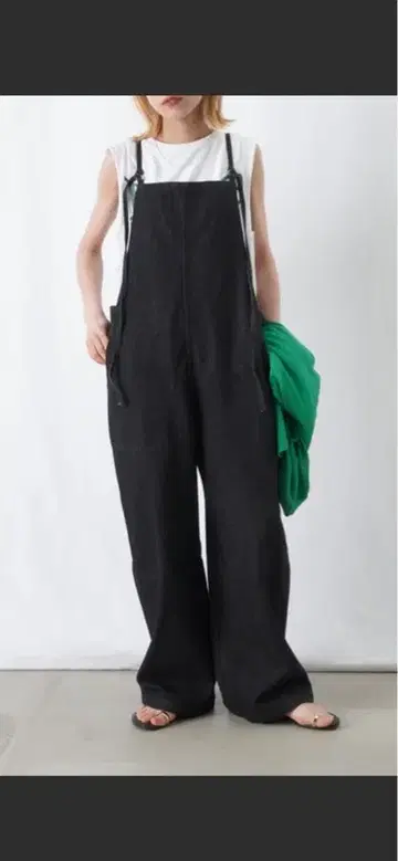 LUCA/LADY LUCK LUCA 블랙 데님 살로펫 M