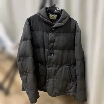 BEAMS 다크 그레이 패딩 자켓