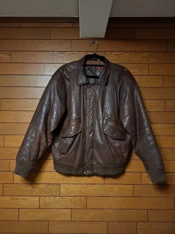 roundtree & yorke a-2 가죽 자켓