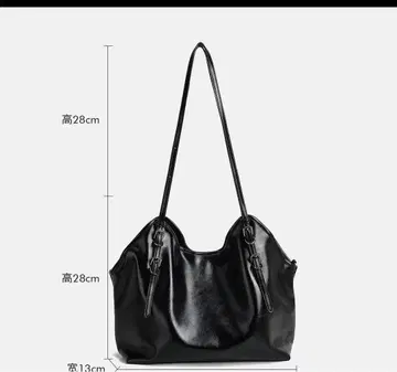 토트백 여성용 대용량 블랙 가죽 심플