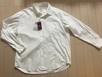 택 포함 새상품 URBAN RESEARCH 긴팔 오버 셔츠 화이트 M