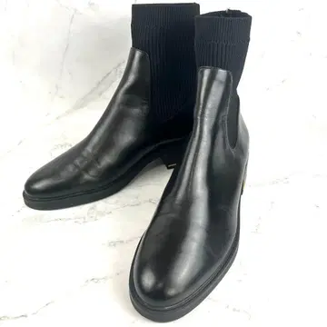 ZARA 자라 삭스부츠 가죽 숏부츠 40 25cm