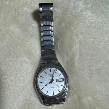 SEIKO 자동 와인딩 손목시계 실버