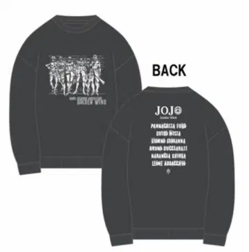 [즉시 완판] 아베일 죠죠 5부 부챠라티 팀 풀오버