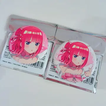 5등분의 신부 트리 빌리지 엔젤 리본 캔뱃지 니노