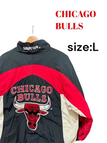 90s CHICAGO BULLS 나일론 자켓 L 사이즈