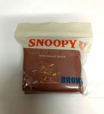 미개봉 새상품 스누피 지갑 미니 지갑