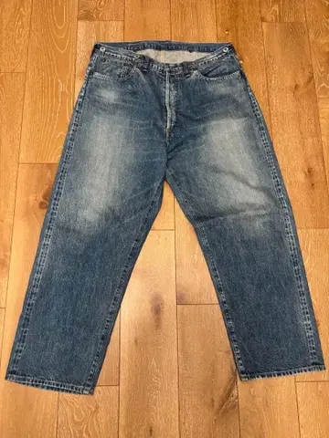A.PRESSE No.22 Washed Wide Denim Pants