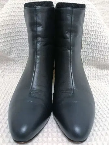 히미코 HIMIKO 네이비 가죽 숏부츠 여성용 23cm