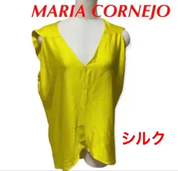 미사용 실크 마리아 코르네호 MARIA CORNEJO 튜닉 블라우스