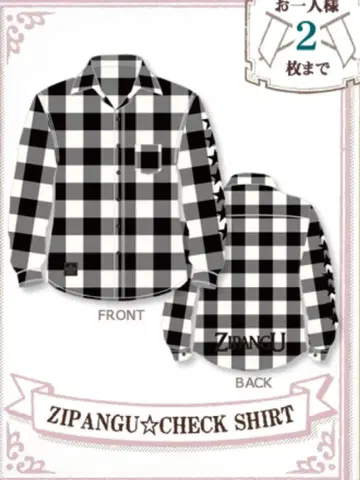 미즈키 나나 LIVE ZIPANGU CHECK SHIRT
