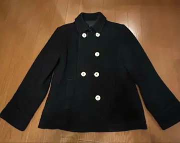 *블랙 프라이데이 세일* 블랙 더블 브레스트 울 코트