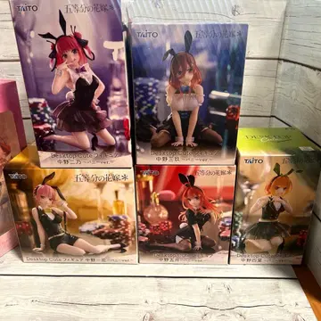 5등분의 신부 DeskTop Cute 피규어 5체 세트 덤 포함