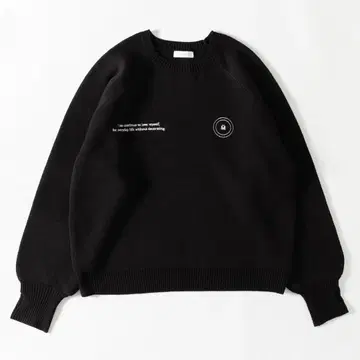 [뮤에타] 래글런 핑거홀 니트