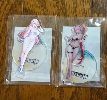 브라운더스트2 NEO3D 복권 D상 루비아와 실비아 세트