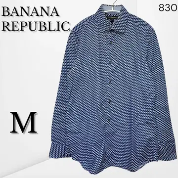 [ 바나나리퍼블릭 ] 올 패턴 셔츠 지오메트릭 패턴 비즈니스 캐주얼 M