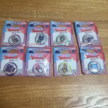 [ 8종 ] 드래곤 퀘스트 1&2 캔뱃지 로손 100 콜라보