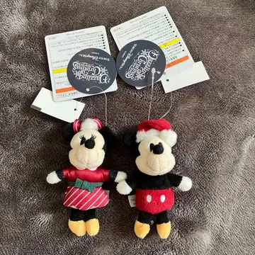 미키 미니 대즐링 뉴욕 크리스마스 봉제 인형 참