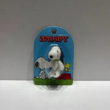 스누피 미니 핸드폰 스트랩 피규어 새상품 미개봉 라임 그린